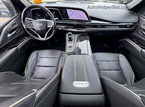 1GYS4PKL4MR390707 2021 CADILLAC ESCALADE Black Սարքավորումների վահանակի տեսք