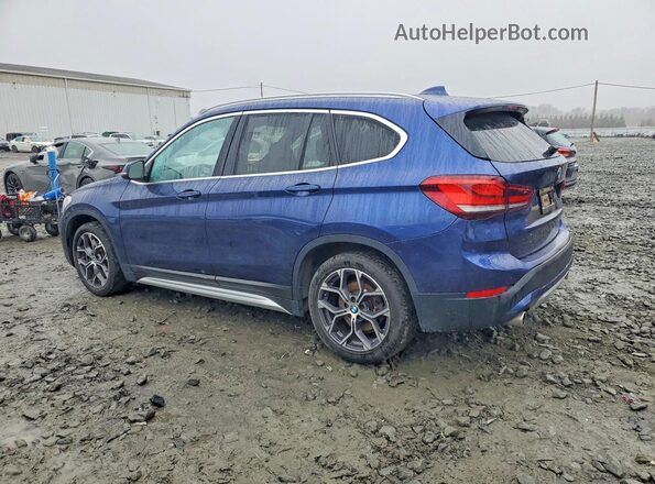 WBXJG9C07L5P84395 2020 BMW X1 Blue Trasero derecho
