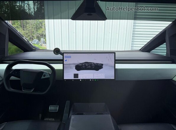 7G2CEHED6RA005124 2024 TESLA CYBERTRUCK Gray Vista de los asientos traseros