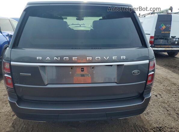 SALGS5RE0JA380479 2018 LAND ROVER RANGE ROVER Серый Вид салона спереди