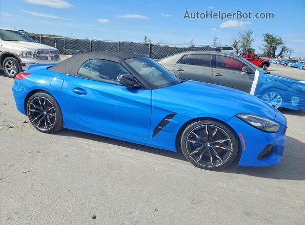 WBAHF9C07MWX29534 2021 BMW Z4 Blue Դիմացի տեսք