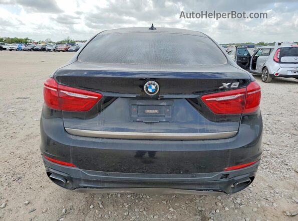 5UXKU6C57G0S82461 2016 BMW X6 Black Вид салону спереду