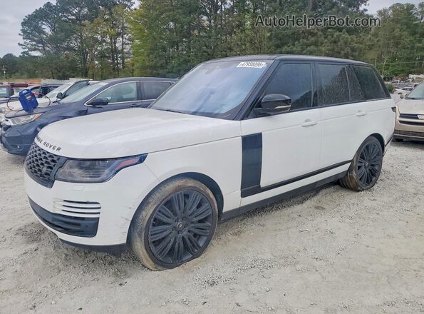 SALGS2SV2JA510125 2018 LAND ROVER RANGE ROVER White Задня ліва чверть