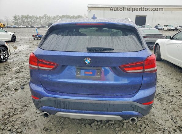 WBXJG9C07L5P84395 2020 BMW X1 Blue Vista interior delantera
