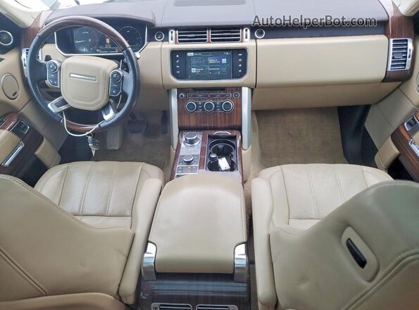 SALGS2KF8GA247088 2016 LAND ROVER RANGE ROVER Серый Вид щитка приборов