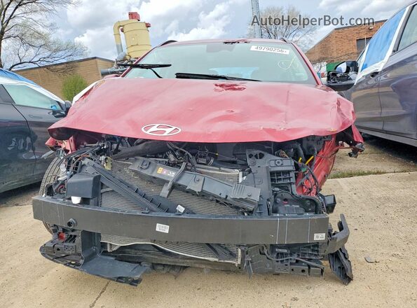 KM8HB3AB0SU307433 2025 HYUNDAI KONA Maroon 