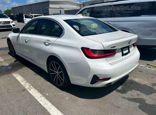 3MW5R7J02M8C01491 2021 BMW 3 SERIES White Trasero derecho