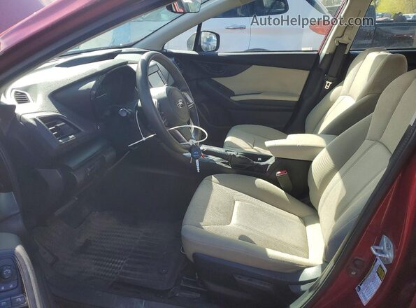 4S3GTAB63N3708665 2022 SUBARU IMPREZA Red Vista del salpicadero