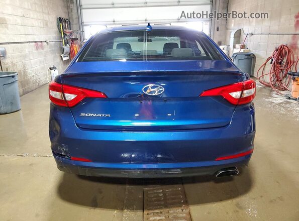 5NPE24AF2HH549238 2017 HYUNDAI SONATA Blue Սալոնի դիմացի տեսք