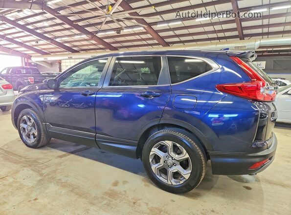 7FARW2H54JE016842 2018 HONDA CR-V Синий Задняя правая четверть