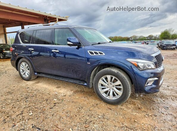JN8AZ2NF6H9643435 2017 INFINITI QX80 Blue Vista frontal