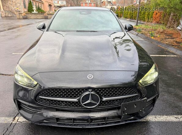 W1KAF4HB2NR048835 2022 MERCEDES-BENZ C Black უკანა ხედი