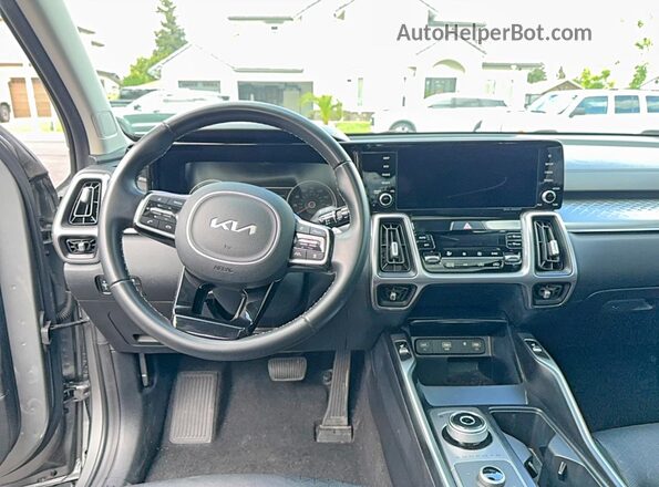 KNDRHDLGXR5258767 2024 KIA SORENTO Gray Вид задніх сидінь