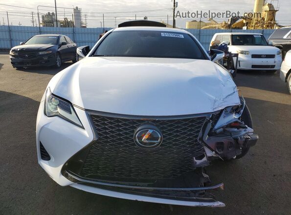 JTHGA5BC1M5011807 2021 LEXUS RC 300 White Вид ззаду