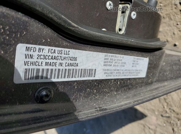 2C3CCAAG7LH174206 2020 CHRYSLER 300 Gray Շարժիչի բաժամունքի տեսք