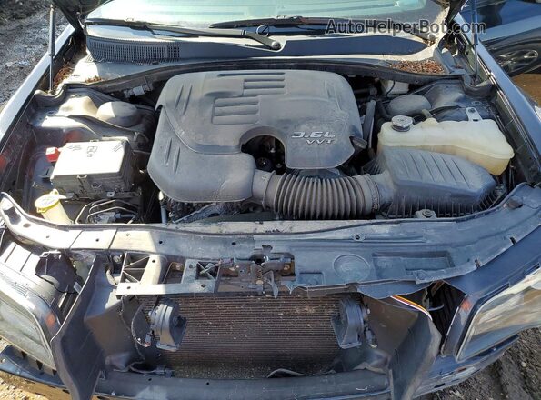2C3CCABG6NH136418 2022 CHRYSLER 300 Black Սալոնի հետևի տեսք