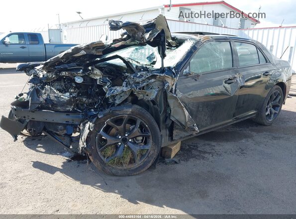 2C3CCABG8MH585419 2021 CHRYSLER 300 Черный Передняя левая четверть