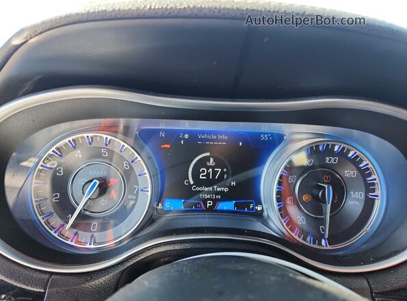 2C3CCABG9NH154363 2022 CHRYSLER 300 Белый Вид щитка приборов