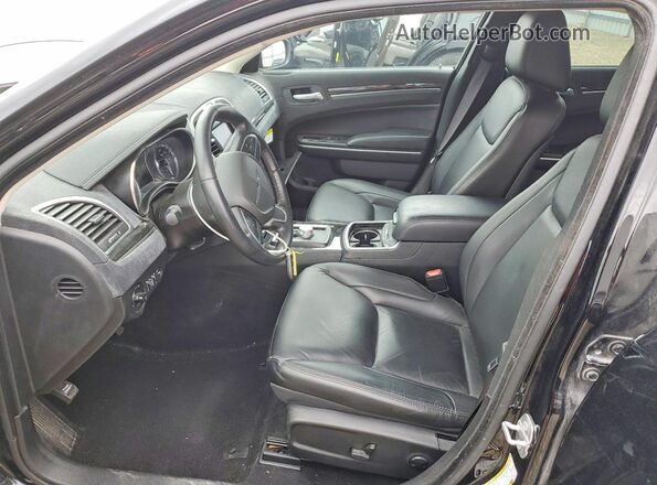 2C3CCADG3NH187131 2022 CHRYSLER 300 Black Widok wnętrza z przodu