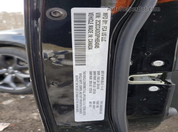 2C3CCADG8PH654045 2023 CHRYSLER 300 Black ძრავის განყოფილების ხედი