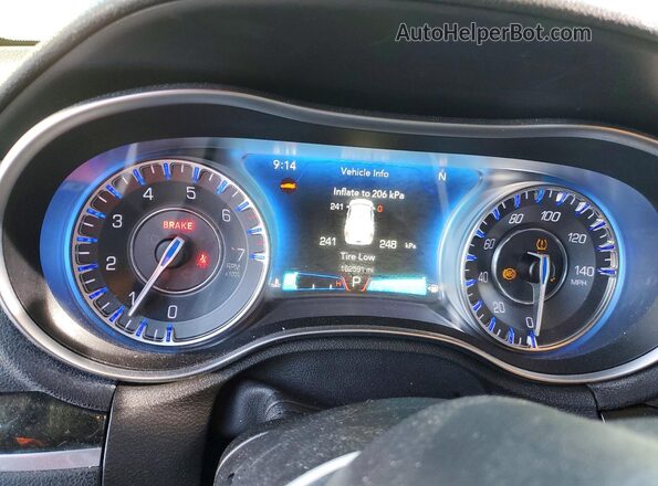 2C3CCAEGXGH333798 2016 CHRYSLER 300 Gray Widok zestawu wskaźników