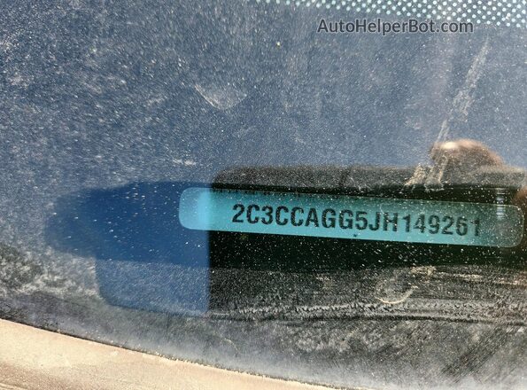 2C3CCAGG5JH149261 2018 CHRYSLER 300 Серый Вид подкапотного пространства