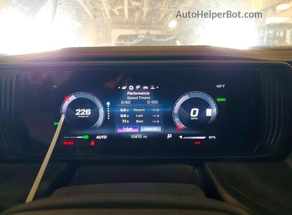 2C3CDBCKXSR536882 2025 DODGE CHARGER Серый Вид щитка приборов