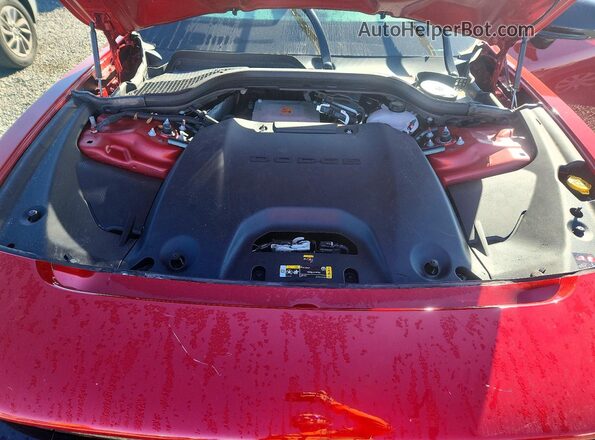 2C3CDBCKXSR543962 2025 DODGE CHARGER Красный Вид задней части салона