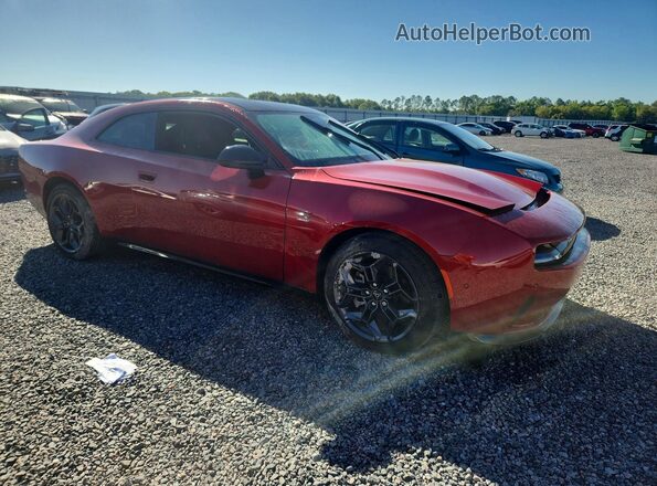 2C3CDBCKXSR543962 2025 DODGE CHARGER Красный Передняя правая четверть