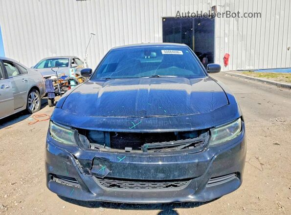 2C3CDXAT2HH660037 2017 DODGE CHARGER Black Front view