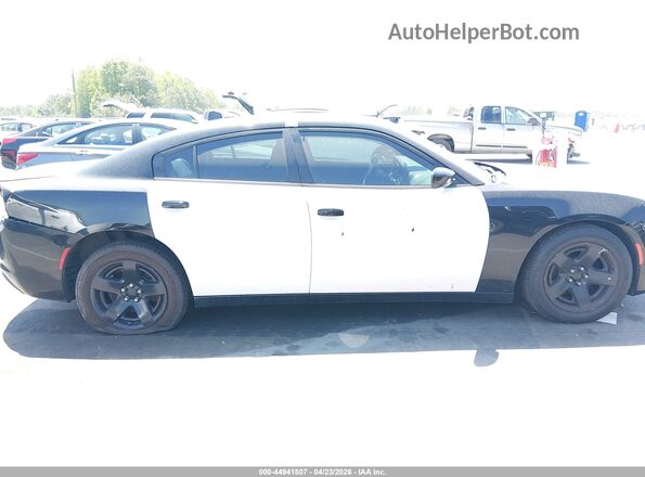 2C3CDXAT7JH169629 2018 DODGE CHARGER Белый Вид задней части салона