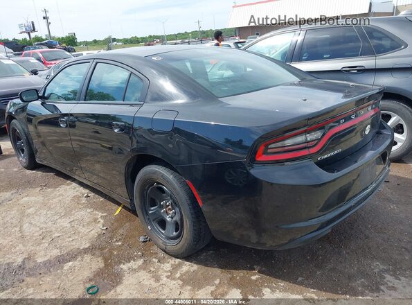 2C3CDXATXHH660027 2017 DODGE CHARGER Black უკანა მარცხენა