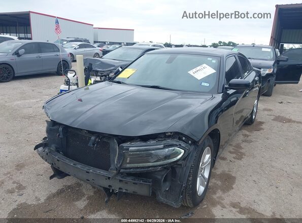 2C3CDXBG1NH201577 2022 DODGE CHARGER Black Vista tres cuartos delantera izquierda