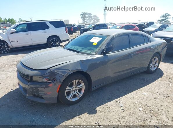 2C3CDXBG2PH636045 2023 DODGE CHARGER Серый Передняя левая четверть