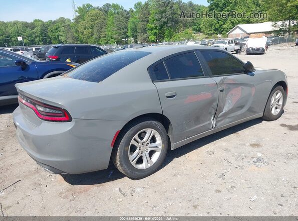 2C3CDXBG2PH636045 2023 DODGE CHARGER Серый Задняя правая четверть