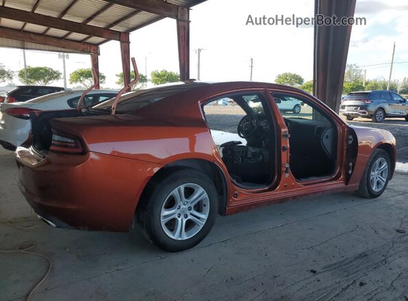 2C3CDXBG3LH232648 2020 DODGE CHARGER Orange Задня права чверть