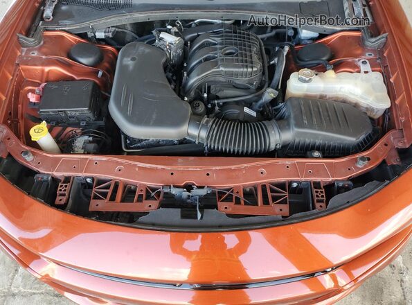 2C3CDXBG3LH232648 2020 DODGE CHARGER Orange Вид підкапотного простору