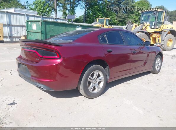 2C3CDXBG6JH309459 2018 DODGE CHARGER Burgundy Rear right