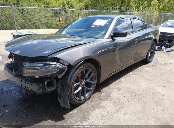 2C3CDXBG6MH591963 2021 DODGE CHARGER Черный Передняя левая четверть