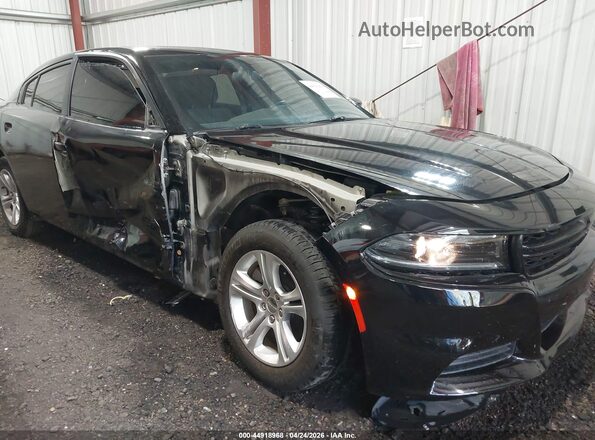 2C3CDXBG6NH250175 2022 DODGE CHARGER Черный Вид спереди