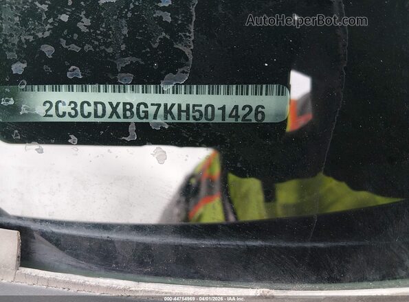 2C3CDXBG7KH501426 2019 DODGE CHARGER Серый Вид подкапотного пространства