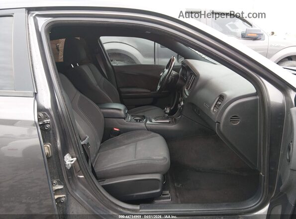 2C3CDXBG7KH501426 2019 DODGE CHARGER Серый Вид салона спереди