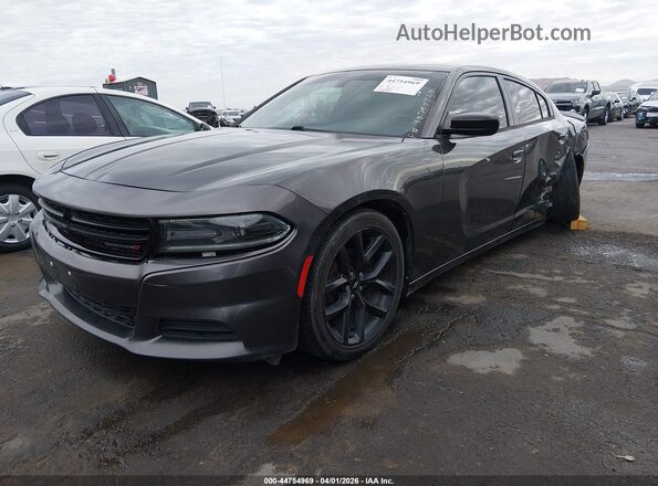 2C3CDXBG7KH501426 2019 DODGE CHARGER Серый Передняя левая четверть
