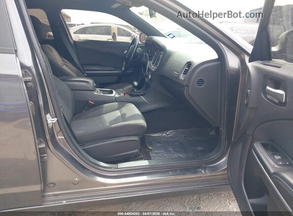 2C3CDXBG8HH520656 2017 DODGE CHARGER Gray Front interior view