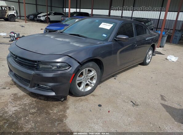 2C3CDXBG8HH520656 2017 DODGE CHARGER Gray Front left