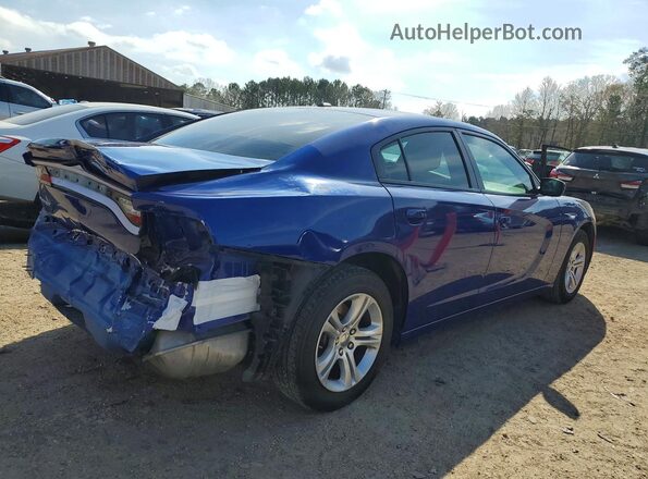 2C3CDXBG8MH675539 2021 DODGE CHARGER Blue Rear right