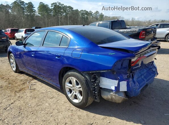 2C3CDXBG8MH675539 2021 DODGE CHARGER Blue Rear left