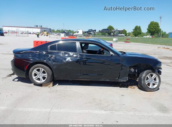 2C3CDXBGXKH760167 2019 DODGE CHARGER Black Vista frontal