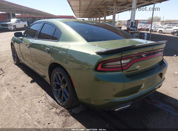 2C3CDXBGXNH261938 2022 DODGE CHARGER Зеленый Задняя левая четверть