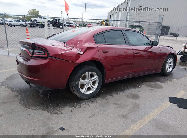 2C3CDXBGXPH657029 2023 DODGE CHARGER Maroon Задня права чверть